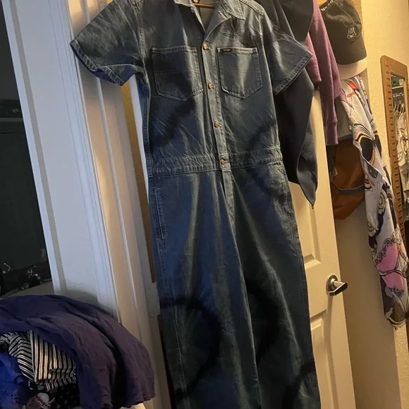 NWT Wrangler Denim jumpsuit - Picture 1 of 12